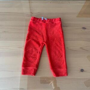Baby Boden Ribbed Red Velvet Pants, 9-12m